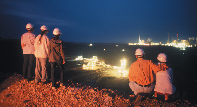Morwell, Gippsland - night industry