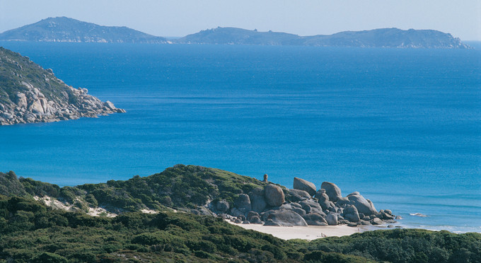 Sandy Point, Gippsland - landscape beach coastal rocky coastline