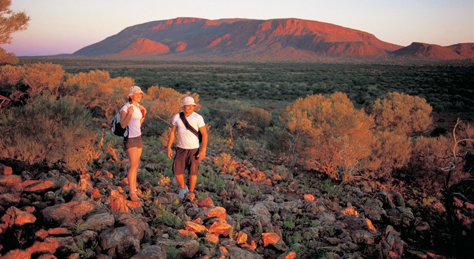Mount Augustus, Australias Golden Outback - landscape sunrise/sunset mountains outback bushwalking
