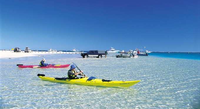 Coral Bay, Australia's Coral Coast - beach boating 4wd