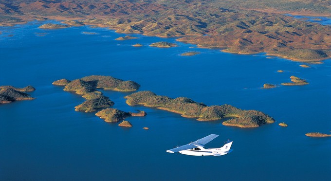 Lake Argyle, Kimberley & North West - aerial landscape lake