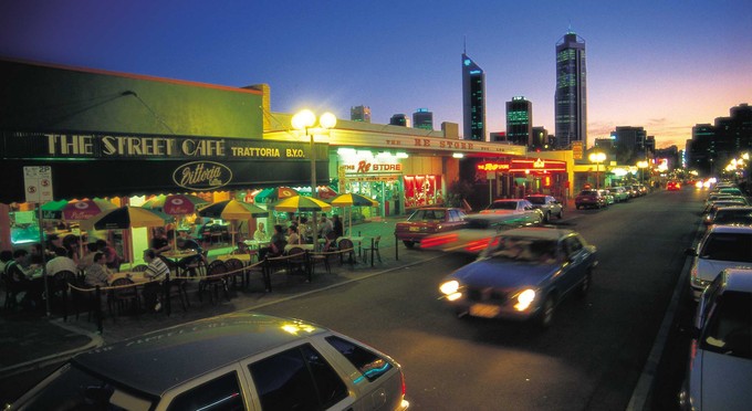 Northbridge, Perth - night city dining out nightlife